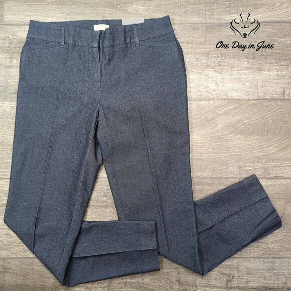 Van Heusen Classic Fit Straight Leg Ankle Pants Size 2 - Picture 1 of 6